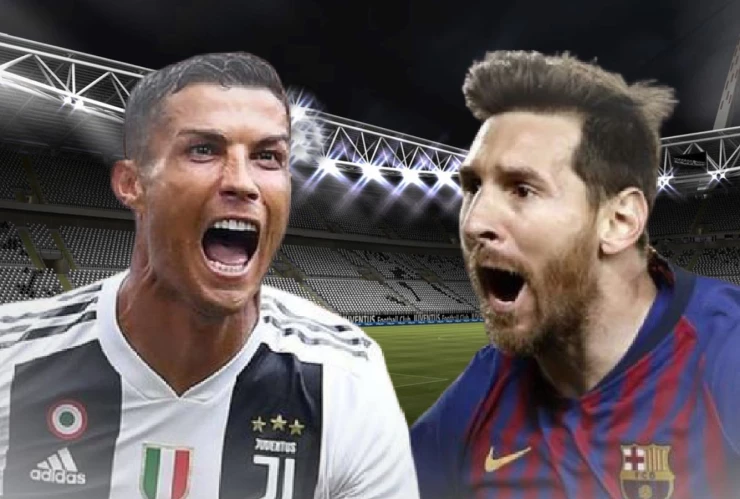 Cristiano Ronaldo y Lionel Messi 