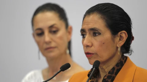 Conferencia de prensa de la Jefatura de Gobierno de la CDMX con Oliva López Arellano
