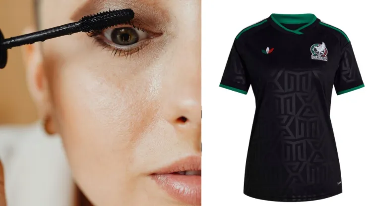 Así puedes maquillar los ojos para que combinen con el jersey de la Selección Mexicana de color negro