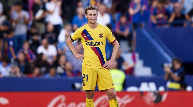 Frenkie de Jong con la camiseta del Barcelona