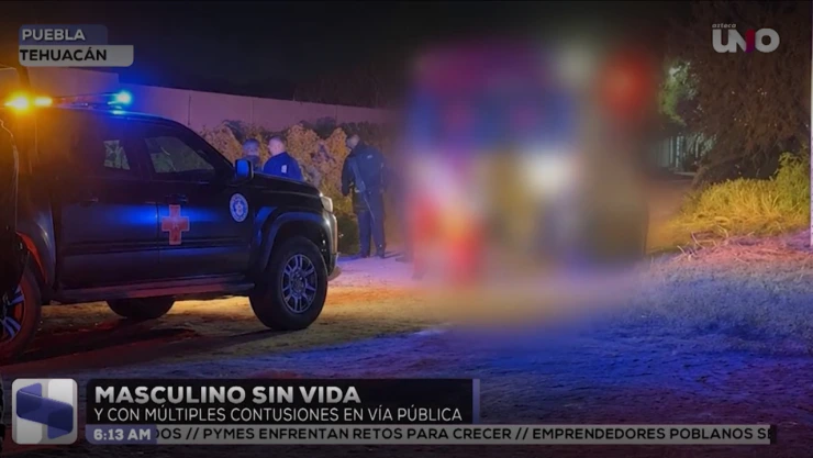 Cuerpo sin vida abandonado en Tehuacán 9 julio 2026
