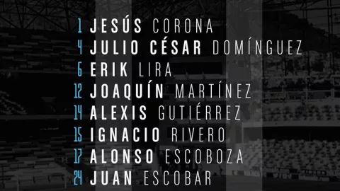 11 inicial Cruz Azul vs Necaxa