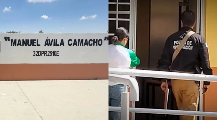 Foto de la primaria Manuel Ávila Camacho en Zacatecas.