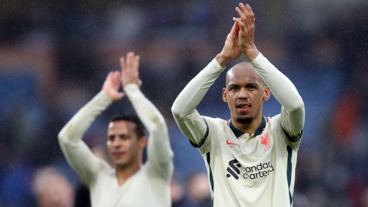 Fabinho con el Liverpool