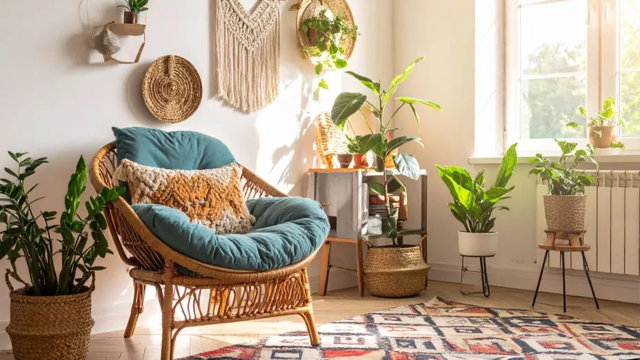 El mimbre y el ratán se imponen como una de las sillas preferidas para este 2026.