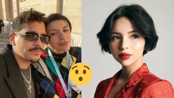 Christian Nodal, Cazzu y Ángela Aguilar