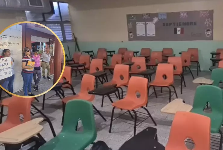 Escuelas sin clases por la violencia en Culiacán. .jpg