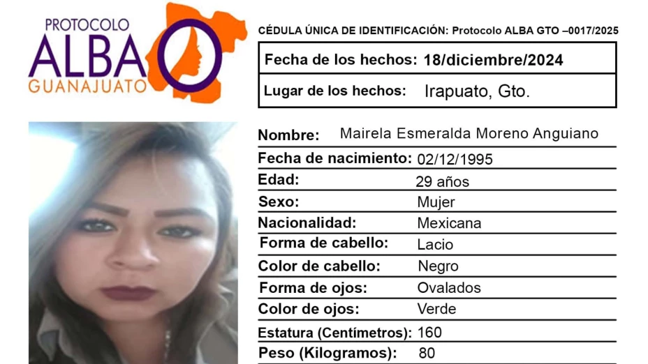 Activación de Protocolo ALBA Guanajuato de Mairela Esmeralda Moreno Anguiano de 29 años de edad, Irapuato, Guanajuato (1).png
