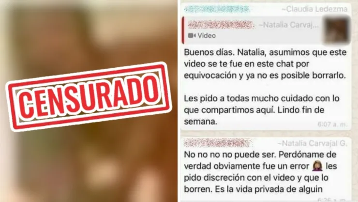 La joven pidió discreción tras compartir accidentalmente el video privado