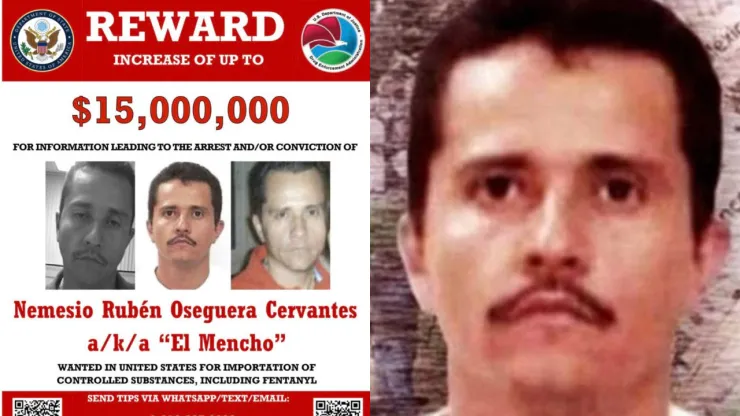 Recompensa por “El Mencho”