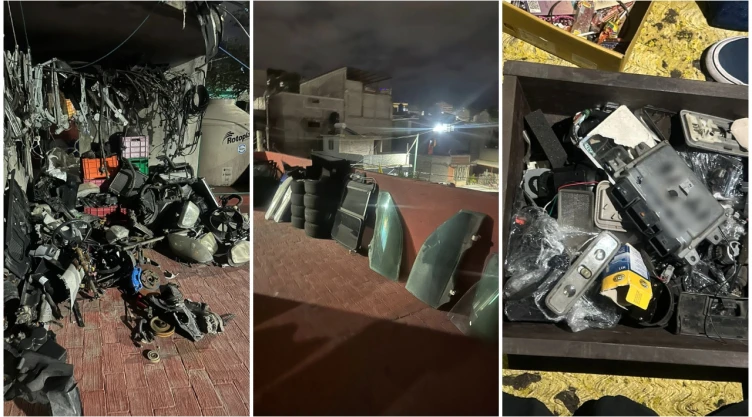Dos toneladas de autopartes y documentos vehiculares fueron asegurados en Iztapalapa.