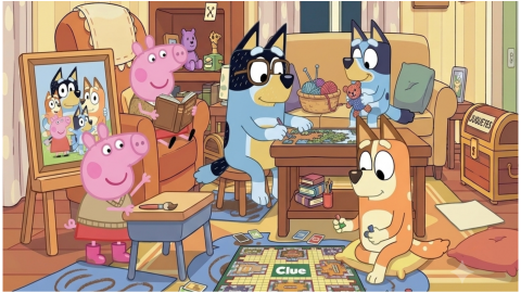 Bluey Peppa Pig