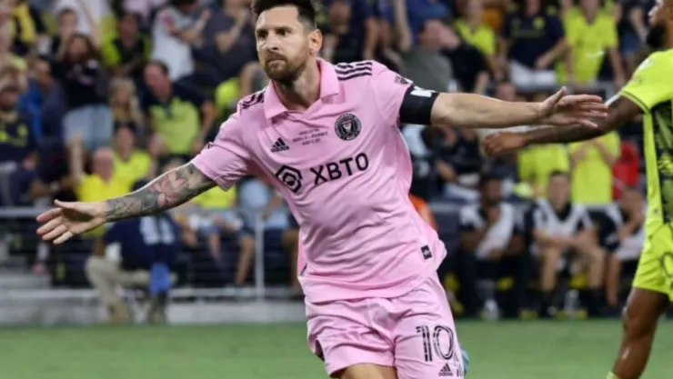 Video de Leo Messi en entrenamiento de su hijo Thiago con el Inter Miami