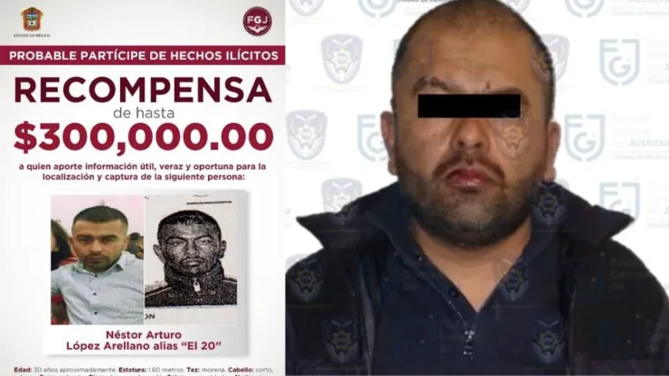Capturaron a Néstor Arturo “El 20", presunto líder de “La Nueva Alianza” que opera en la CDMX y Edomex