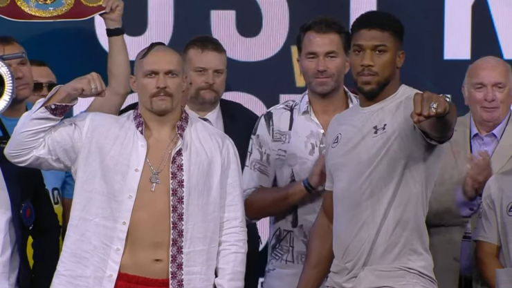 Usyk, Anthony Joshua, ceremonia de pesaje, cuándo pelean