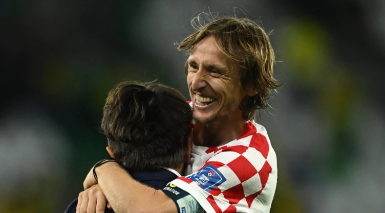 El capitán de Croacia Luka Modric