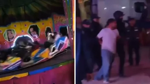 La atracción “Himalaya” giró sin control durante varios minutos en una feria en Chilpancingo; no se reportaron heridos graves