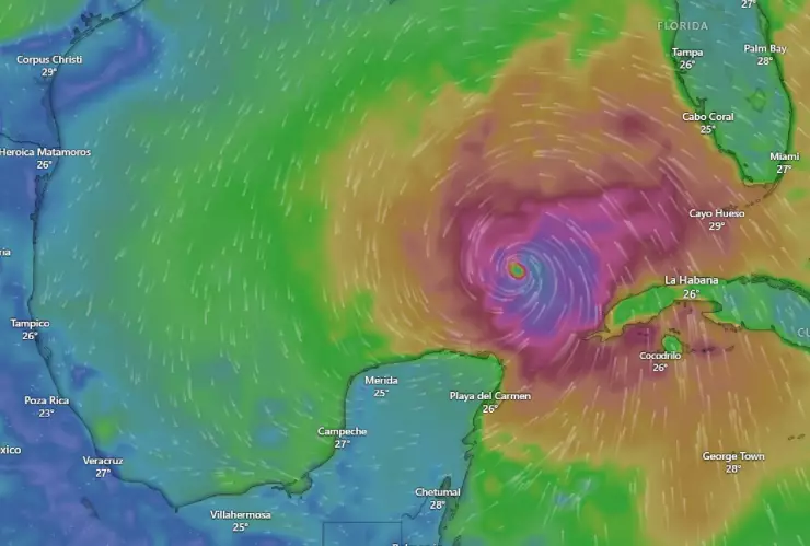 Clima hoy en Yucatán 26 de septiembre de 2024_ Remanente del huracán Helene seguirán AFECTANDO al Estado