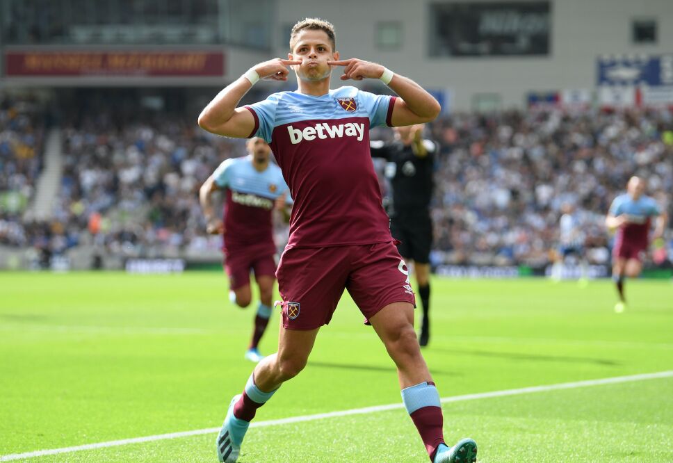 Chicharito en el West Ham