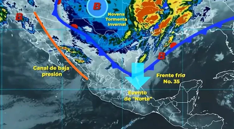 Inicia la Temporada de Frentes Fríos y ya hay alerta para el Sureste