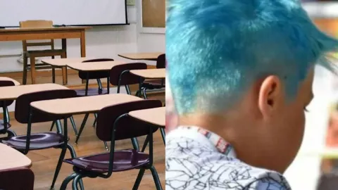 Alumnos pueden llevar el cabello pintado a clases
