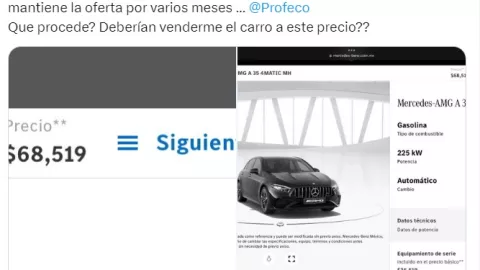 ¡Otro caso como Cartier! Mujer ‘caza’ Mercedes Benz a 68 mil pesos y reclama a Profeco.jpg
