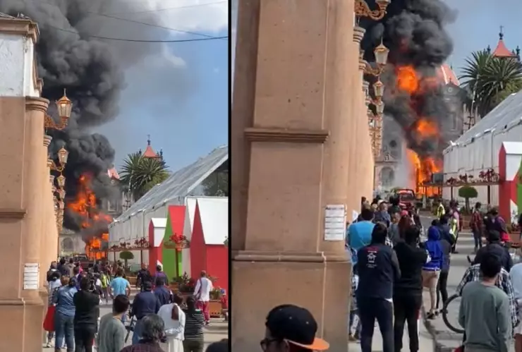 Reportan incendio de transformadores eléctricos en Tultitlán