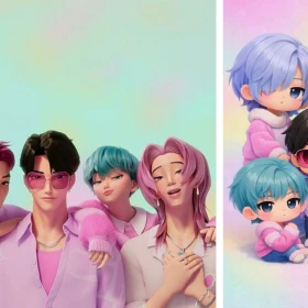 4 ideas de Photocards de los Saja Boys al estilo kawaii para un verdadero fan de Kpop Demon Hunters