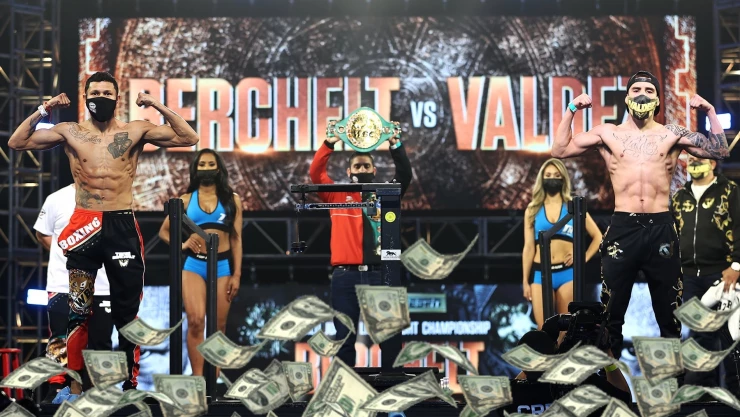 Alacrán Berchelt y Óscar Valdez la bolsa de la pelea 