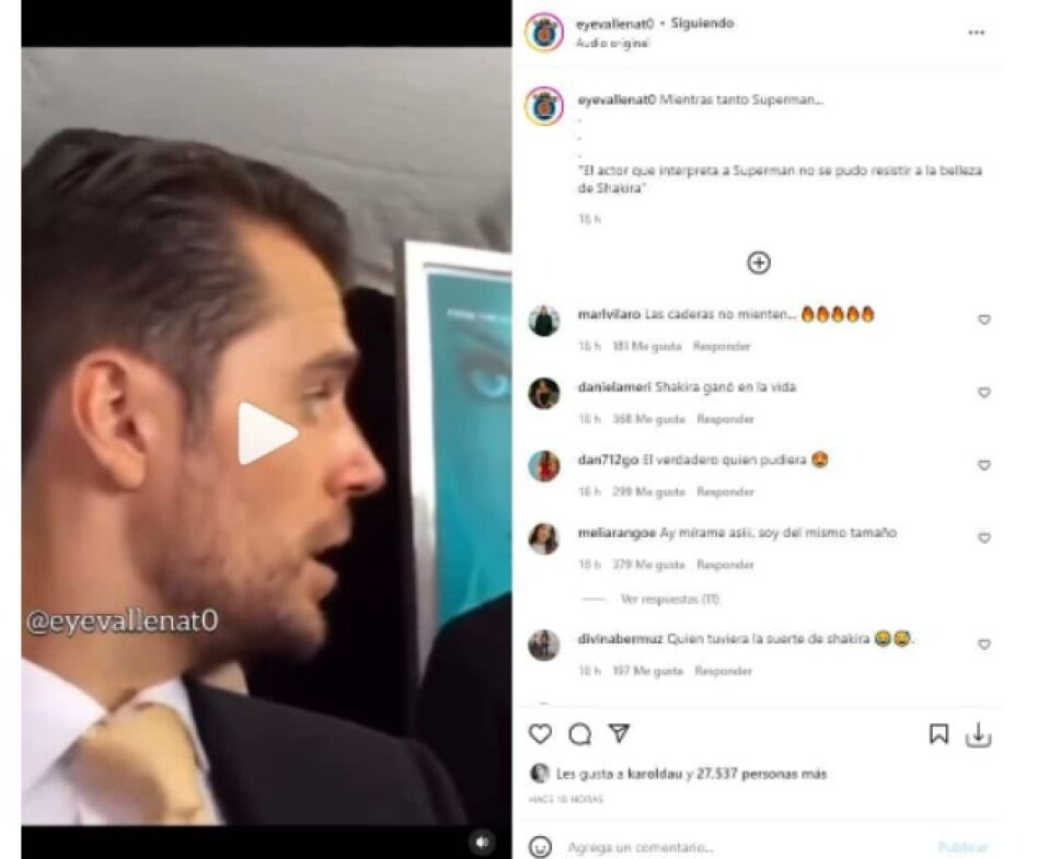 Henry Cavill interrumpe entrevista en Cannes