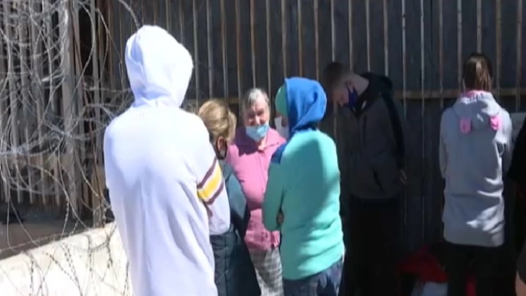 Familias ucranianas piden asilo en EU