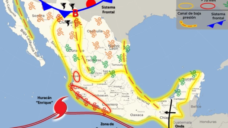 clima mexico 27 de junio