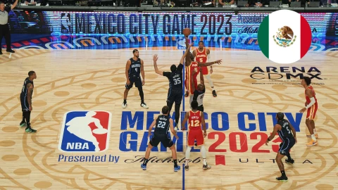 NBA en M&eacute;xico: Todos los partidos de baloncesto que se jugaron en la historia