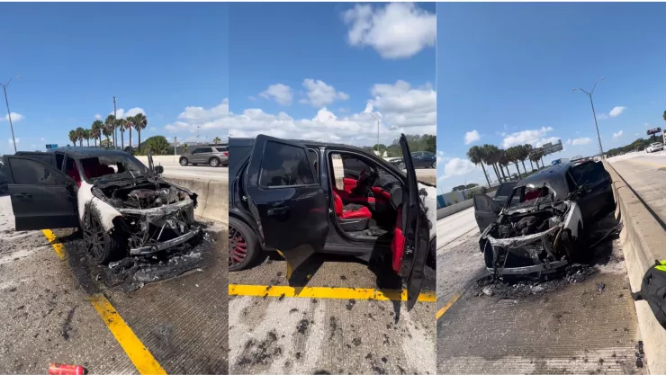 Incendio en el auto de Leonard Fournette, corredor de la NFL