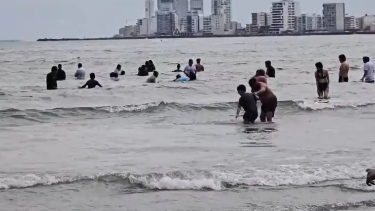 Playas de Veracruz llenas
