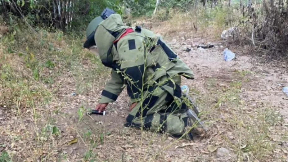 Aseguran explosivos en San Ignacio