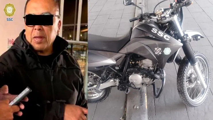 Descubren a un policía falso en la CDMX; vigilaba un banco en la Moctezuma