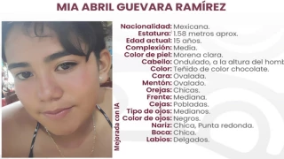 Desaparece quinceañera Mia Abril Guevara en Puebla