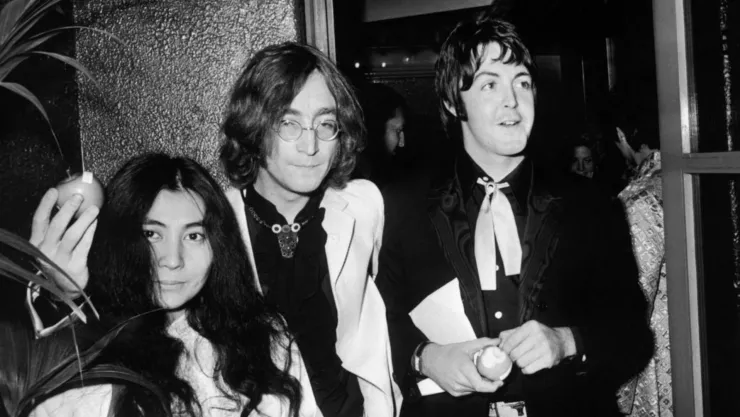 Yoko Ono John Lennon Paul McCartney