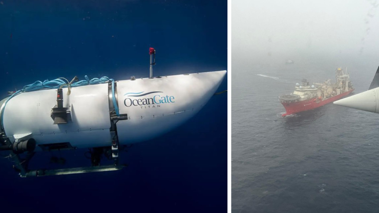 Hallan escombros cerca del Titanic y podría ser el submarino Titán