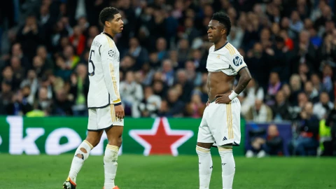 Vinicius Jr y Jude Bellingham, jugadores del Real Madrid