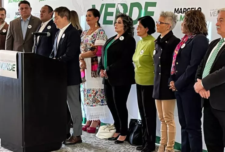 PVEM present&oacute; la “Plataforma verde” para apoyar a Marcelo Ebrard