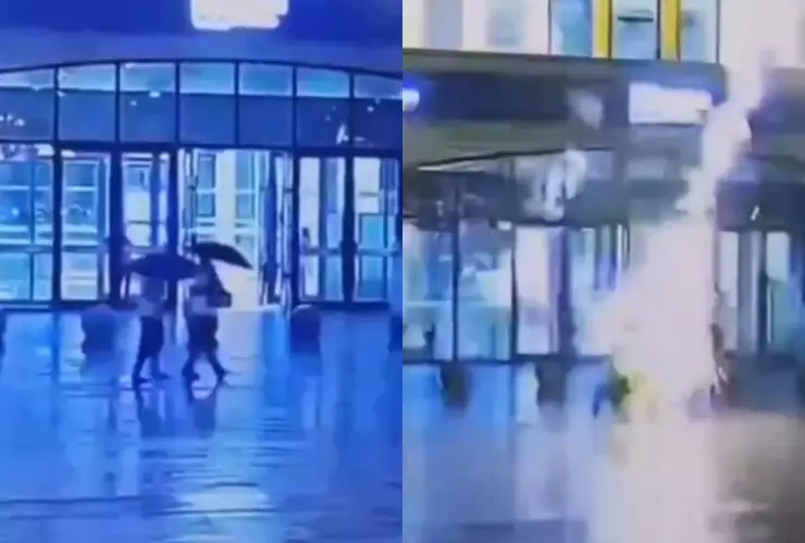 Rayo impacta a dos personas en China y logran sobrevivir