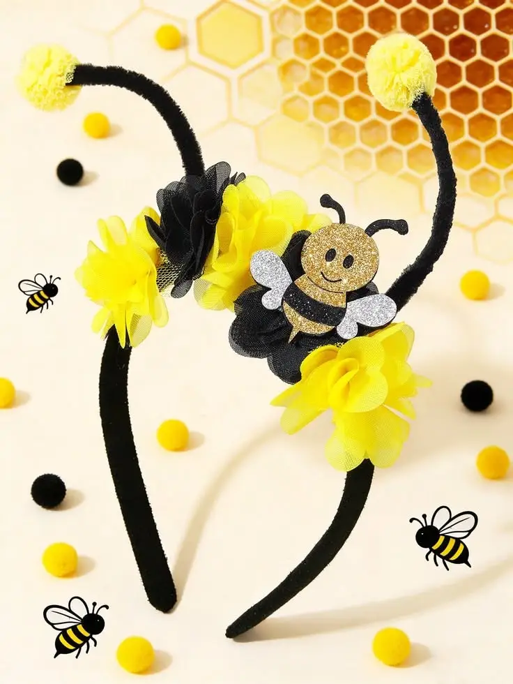 Crea tus propias diademas de abejita para una tarde de juegos con tus hijos