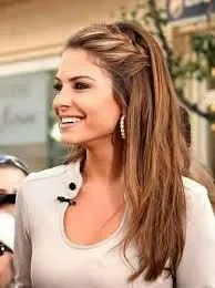 39 ideas de peinados semi recogidos elegantes: puede ser en cabello lacio o chino y te verás preciosa