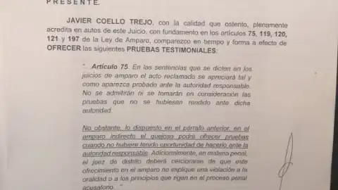 Pide Lozoya la comparecencia de Peña Nieto y otros ex funcionarios