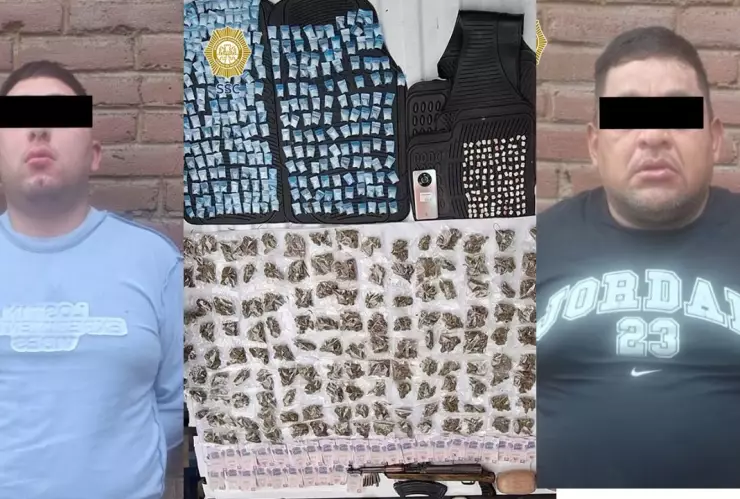 Integrantes de banda delictiva por Narcomenudeo, extorsión y homicidios, son detenidos en Iztapalapa