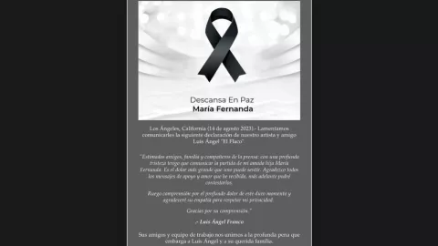 Muere Maria Fernanda hija de El Flaco de Los Recoditos