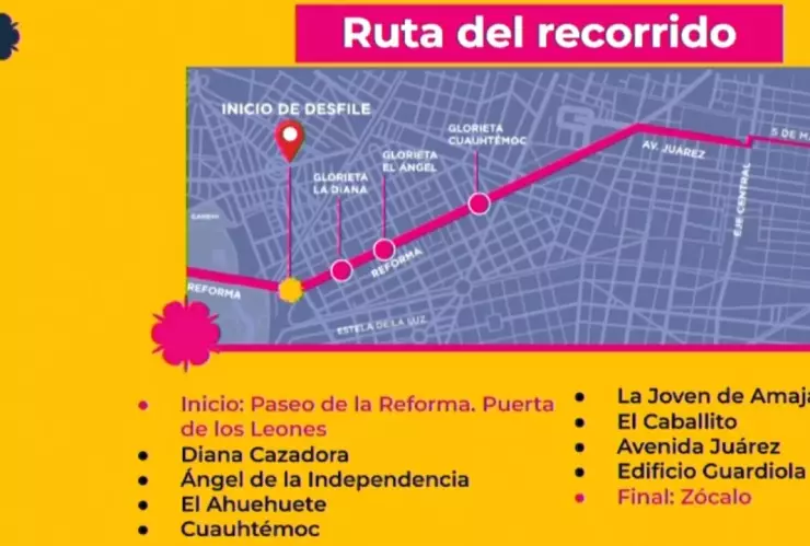 Esta será la ruta del Gran Desfile del Día de Muertos 2023