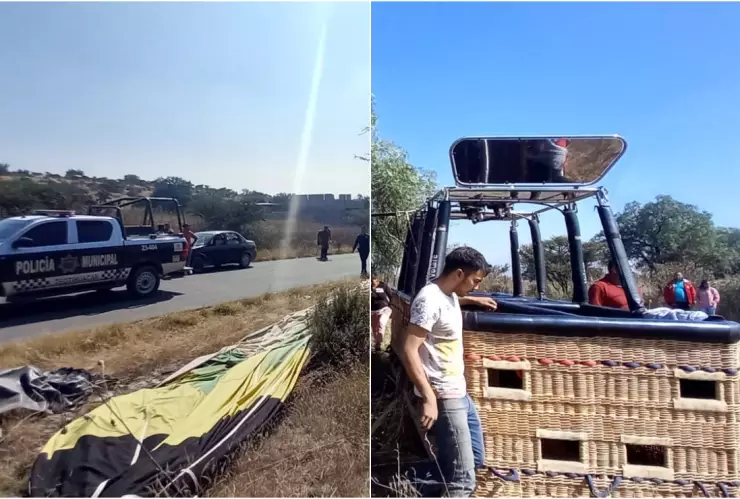 globo aerostático Teotihuacán lesionados